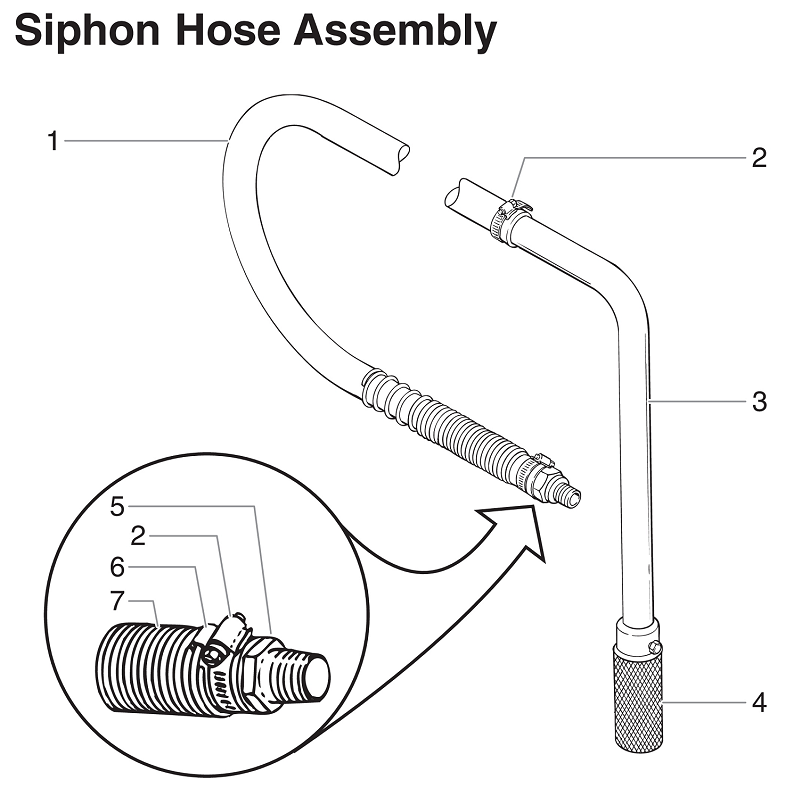 PowrTwin 12000XLT Siphon Hose Assembly